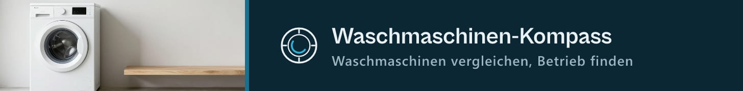 Waschmaschinen-Kompass – Waschmaschinen vergleichen, Betrieb finden