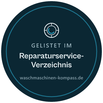 Gelistet im Reparaturservice-Verzeichnis von Waschmaschinen-Kompass
